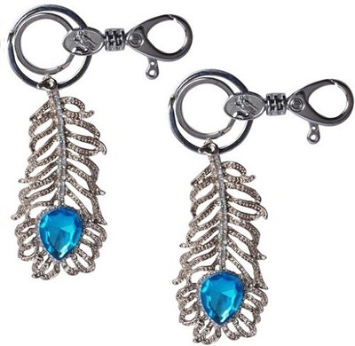 

Phoenix Pack Of 2 New OMG With Hook Locking Key Chain(Silver)
