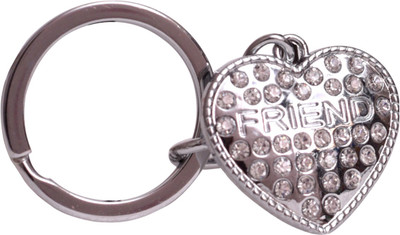 

Dealfinity Friend Heart DKYCN1388 Key Chain(Silver)