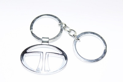 

Aura Full Metal Tata Key Chain(Silver)