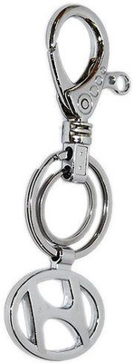 

Aura Cool Imported Hyundai Cars Full Metal Hook Key Chain(Silver)