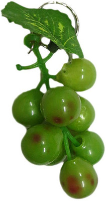

DCS Rubber Grapes Keychain Locking Key Chain(Green)