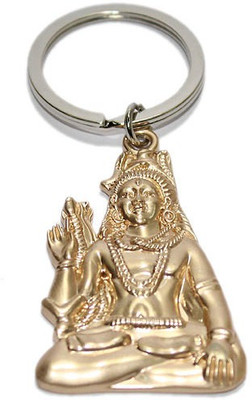 

Aura God Shiva Imported Metal Protection Spiritual Locking Key Chain(Gold)