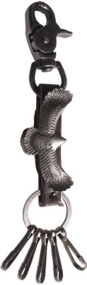 

Oyedeal Eagle Leather Metal Locking Key Chain(Multicolor)