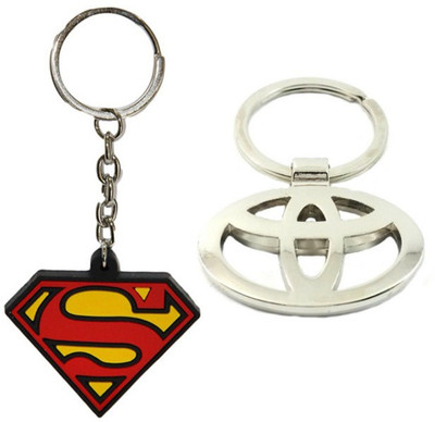 

Alexus Superman And Toyota Key Chain(Silver)