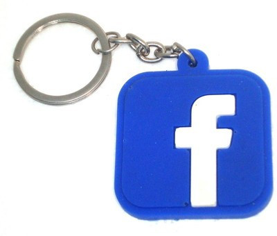 

ShopnGift Facebook Key Chain(Blue, Silver)