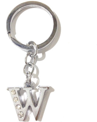 

Tech Fashion Alphabet W Locking Key Chain(Silver)