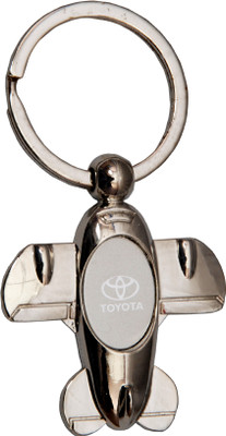 

Oyedeal Car Logo Toyota Aeroplane Key Chain(Silver)