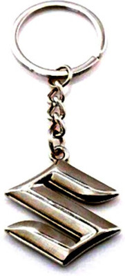 

Tech Fashion Maruti Suzuki Car Logo Locking Key Chain(Silver)