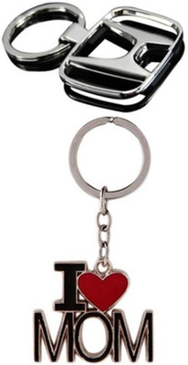 

Confident Honda Car Logo And I Love You Mom Key Chain(Multicolor)