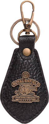 

Oyedeal Royal Enfield Wrinkled Faux Leather KYCN1454 Locking Key Chain(Black)