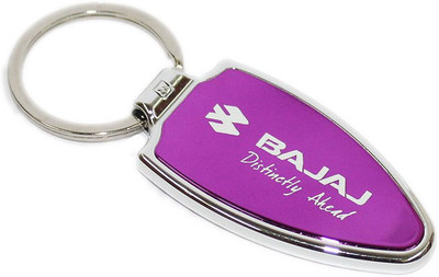 

Aura Bajaj Bike Metal Locking Key Chain(Purple)