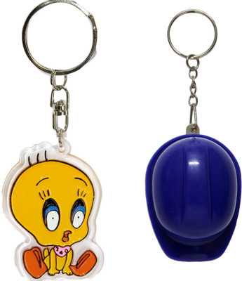 

Skyways Pack of 2 Key Chain(Yellow, Blue)