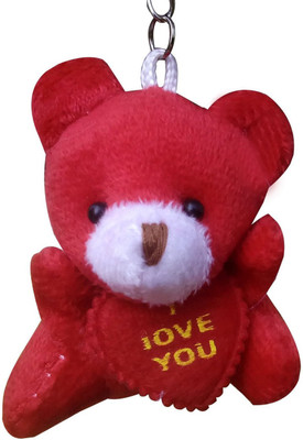 

Solidindia Craft Small_Teddy_keychain6cm Key Chain(Red, Silver)