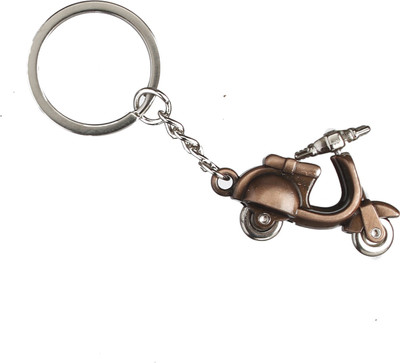 

Techpro Retro Trendy Copper Colour Scooter Key Chain(Multicolor)