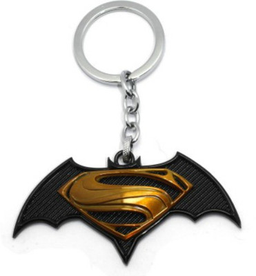 

Novaza Novaza Superman vs Batman Premium Metal Gold Key Chain(Black, Gold)