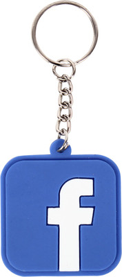 

Brecken Paul Facebook Key Chain(Blue)