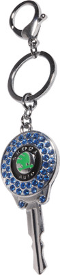 

Oyedeal Studded Key Shape Skoda Locking Key Chain(Blue)