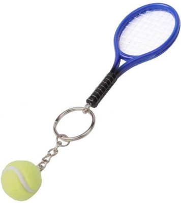 

GeekGoodies Tennis Racquet Ball Ring Key Chain(Multicolor)