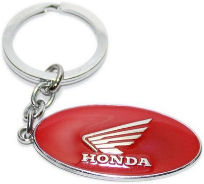 

Aura Honda Bikes Imported Full Metal Key Chain(Red, Silver)