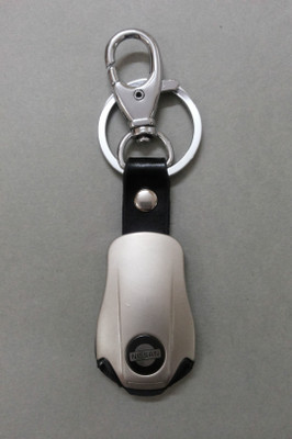 

Oyedeal Car Logo Nissan with Built in 2 LED Torch Key Chain(Silver)