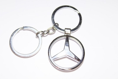 

Aura Full Metal Mercedes Key Chain(Silver)
