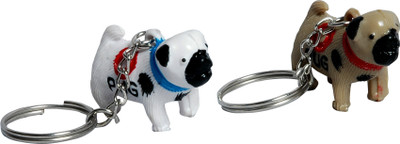 

Oyedeal Set of Pug Key Chain(Multicolor)