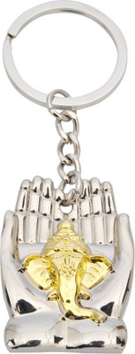 

Brighton Palm Holding Ganesha Full Key Chain(Multicolor)