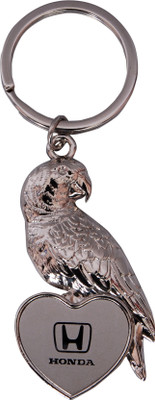 

Oyedeal Car Logo Honda Parrot Shape Key Chain(Silver)