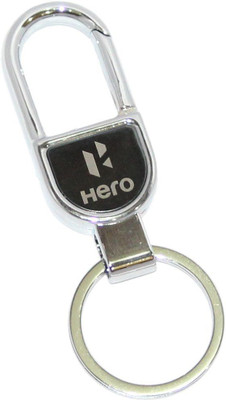 

Aura Imported Hero Bike Locking Key Chain(Black, Silver)