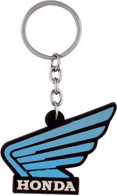 

Techpro Black key chain with Honda design Blue logo with white letters Locking Key Chain(Multicolor)