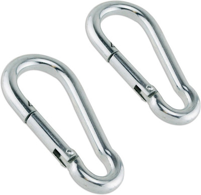 

Bikenwear Hook Locking Carabiner(Silver)
