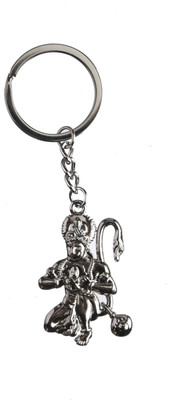 

Techpro Metal Silver Colour Bhaktha Hanuman Key Chain(Multicolor)