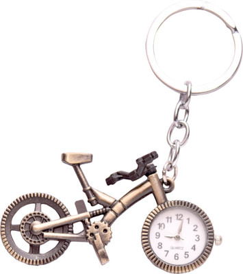 

Oyedeal Designer Bicycle with Pocket Clock Key Chain(Multicolor)