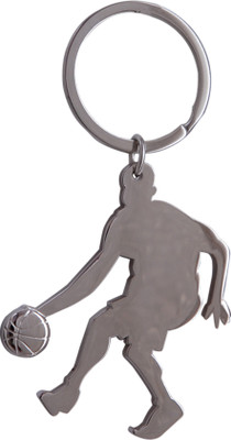 

Dealfinity Basket Ball Player Metal DKYCN684 Key Chain(Silver)
