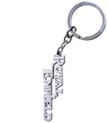 Ezone Royal Enfield Full Metal Key Chain(Silver)