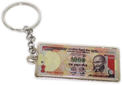 

Aura Imported 1000 Rupees Note Metal Key Chain(Multicolor)