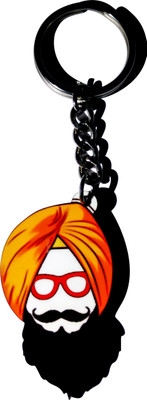 

RDS World Punjabi Singh Beard Key Chain(Orange)