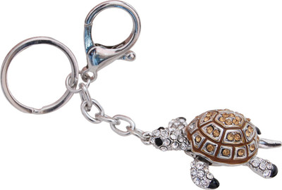 

Dealfinity Studded Tortoise DKYCN1921 Locking Key Chain(Multicolor)