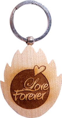 

Oyedeal Express Love KYCN370 Wooden Engraved Key Chain(Brown)