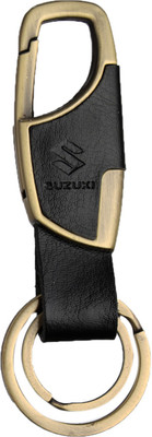 

Techpro Metal Golden Colour Suzuki Locking Key Chain(Multicolor)