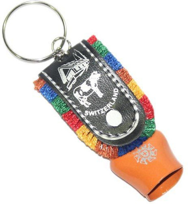 

Aura Small Cowbell / Cow Bell Locking Key Chain(Multicolor)
