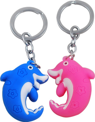 

Forty Creek Dolphin Pink & blue Key Chain(Pink, Blue)