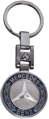 

Confident One Metal Mercedece Benz Car Logo Key Chain(Multicolor)