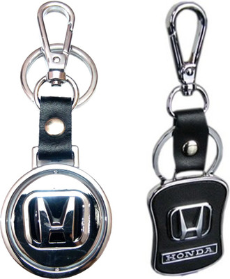 

City Choice Combo of Leather-Metal Hook Locking Key Chain(Multicolor)