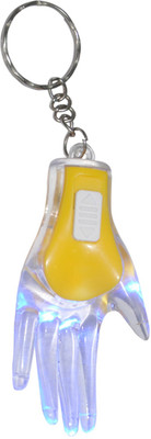 

CTW Yellow 3 In 1 Led Lighting Hand Keychain Key Chain(Yellow)
