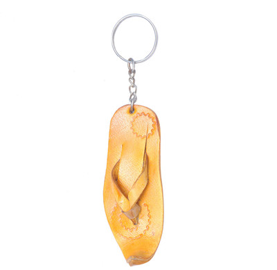 

Crazytowear Kolapuri Slipper Key Chain(Yellow)