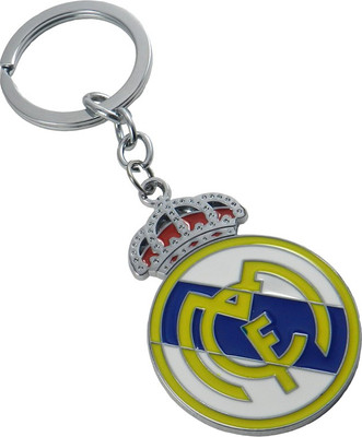 

Techpro Metal Keychain with Singlesided Real Madrid Key Chain(Multicolor)