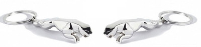 32% OFF on Chevron Jaguar Set of 2 Limited Edition Metallic Finish Key Chain(Silver) 32% OFF on Chevron Jaguar Set of 2 Limited Edition Metallic Finish Key Chain(Silver)