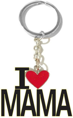 

Tech Fashion I Love Mama Red Colour Heart Locking Key Chain(Red)