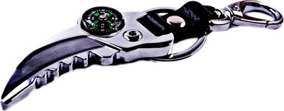 

MI Corprations Metal Locking Key Chain Key Chain(Silver)